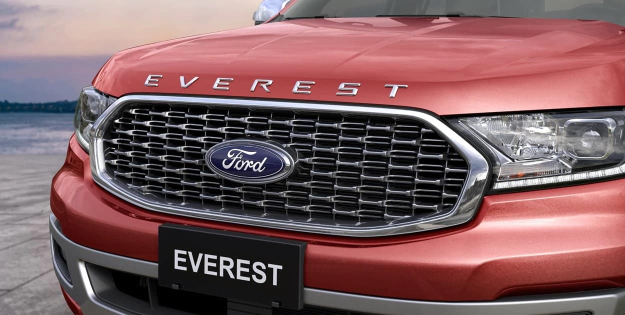 Ford Everest 2021 thay đổi diện mạo mới